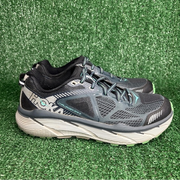 Hoka Shoes - Hoka One One Womens Challenger ATR 3 Running Shoes Blue Black Athletic Size 7.5